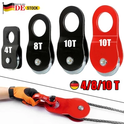 Umlenkrolle 4t 8t10t Forstseilwinde Seilrolle Offroad Seilzug Greifzug Seilwinde - Bild 1 von 4