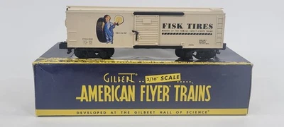 RARE S-Gauge American Flyer  6-48242 Fisk Tires Box Car - NETCA 2005 - NIB - Image 1 of 4