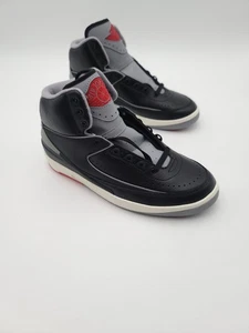 Air Jordan 2 Retro Negro Cemento Hombre Talla 8 - Imagen 1 de 7