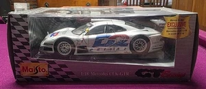 1/18 MAISTO PREMIERE EDITION MERCEDES BENZ CLK GTR #1 Schneider Webber GT RACING - Picture 1 of 8