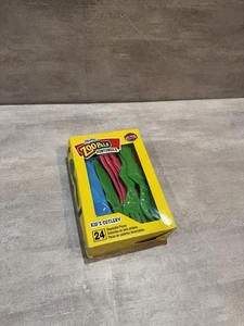 Hefty ZooPals Funtensils Kids Disposable Utensils Plasticware 24 Piece - Picture 1 of 4