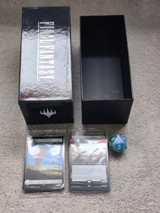 MTG Final Fantasy Gift Bundle Card Box, Dice, Full Art Lands SEALED - NO PACKS - Picture 1 of 5