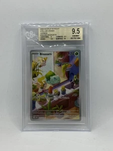 Pokémon Karte Bisasam Stellakrone 143/142 BGS 9 Deutsch - Bild 1 von 2