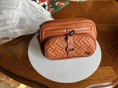 Bolso Bandolera LUG Carousel Clásico VL Marrón Cobre (2 Correas) NUEVO Foto 1 de 4