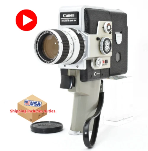 Canon Super 8 Zoom Reflex Vintage Movie Camera for sale | eBay