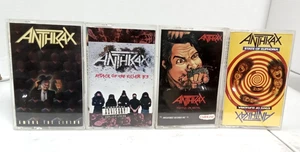 Anthrax Cassette Lot, Fistful Of Metal, Among The Living, State Of Euphoria, Etc - Bild 1 von 7