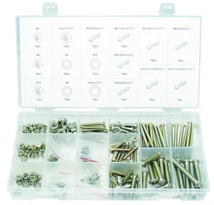 31920 Stainless Steel Nut Bolt & Washer Assortment, 224 Piece - Picture 1 of 4