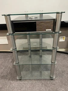 Hifi Rack Glas Midi Größe guter Zustand 5 Ablagen Cyrus Linn getrennt - Bild 1 von 7