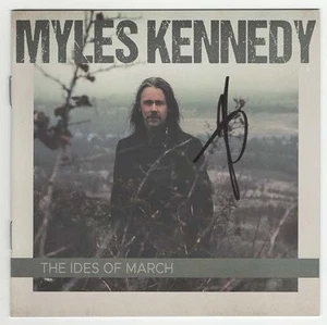 CD autografiado de Myles Kennedy firmado IDES álbum de disco en solitario Alter Bridge certificado de autenticidad TAS - Imagen 1 de 2