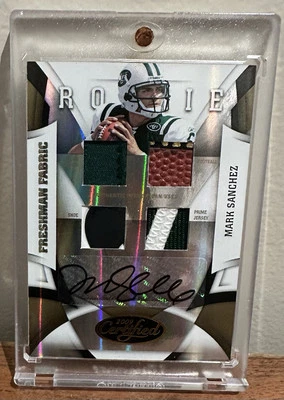 2009 Certified Freshman Fabric - #225 Mark Sanchez /10 RPA - Image 1 of 2