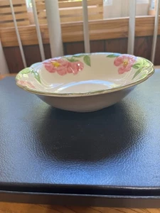 FRANCISCAN DESERT ROSE HAND PAINTED 8" BY 2" SERVING BOWL OVEN SAFE COLORFAST - Picture 1 of 6