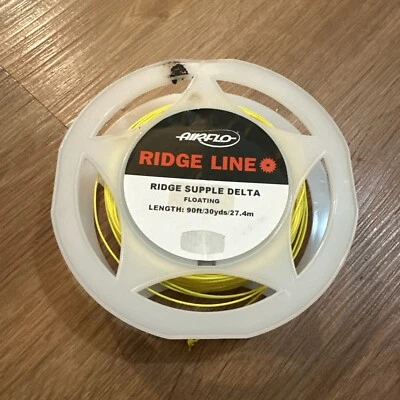 Airflo Ridge Yellow Fly Line floating, VG Used Cond Q15 - Image 1 of 4