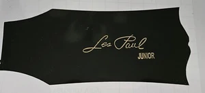Gitarrenlogo Les PAUL & Junior gestanzter goldener Vinyl-Aufkleber für Gibson oder Epi - Bild 1 von 1