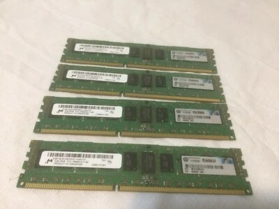 Micron 8GB (4x 2GB) 2Rx8 PC3-10600R Server Ram module 500202-061 MT18JSF25672PDZ - Image 1 of 2