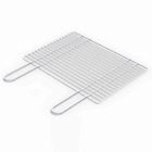 Grill for Barbecue IN Masonry 45, 5x33 CM Chrome Steel Accessory Grate
