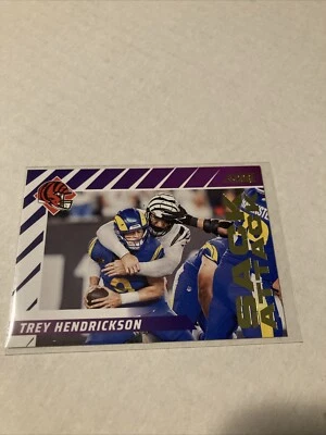 2024 Score Football Gold Foil Sack Attack #11 Trey Hendrickson Bengals - Image 1 of 2