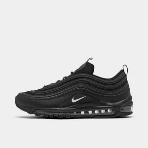 Nike Men's Air Max 97 Black/White Retro Running Sneaker  - Picture 1 of 3