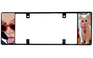 Snow White / Cat license plate frame new innovative "high tech frame design" - Picture 1 of 6