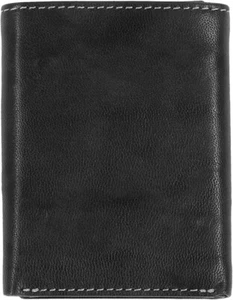 Steve Madden Men's RFID Trifold Wallet with Id Window-Black (Antique), One Size - Picture 1 of 4