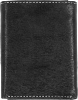 Steve Madden Men's RFID Trifold Wallet with Id Window-Black (Antique), One Size - Image 1 of 4