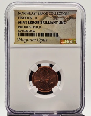 1991 Lincoln Cent 1c BROADSTRUCK ERROR Broadstrike RARE - Image 1 of 3