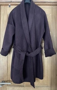 comptoir des cotonniers Bordeaux Colour Wool Short Coat , Size EU3 ( UK12/14) - Picture 1 of 10