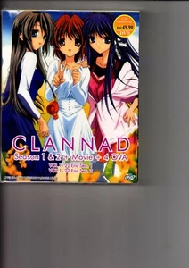 CLANNAD Season 1&2 Vol.1-44 End + Movie + 4 OVA Anime Serie DVD - Bild 1 von 2