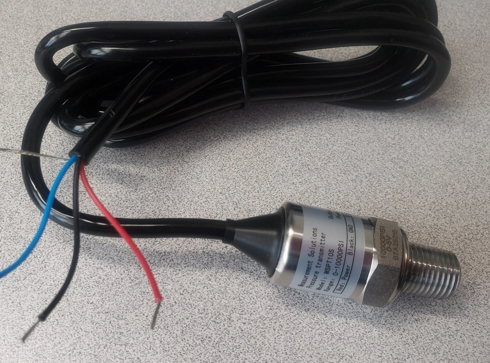 10,000 PSI Pressure Transducer, 0-5 VDC Output over 0-10K PSI Range - Image 1 of 4