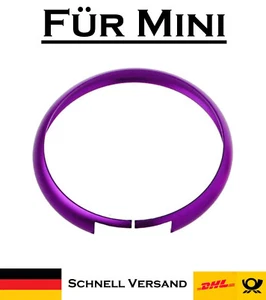 1x Lila Ersatz Schlüssel Ring für Mini Cooper One Clubman Fernbedienung - Picture 1 of 4
