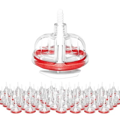 Goldblatt Tile Leveling System 100 Cap 250PC 1/16" Tile Spacer w/Anti-Shift Ring - Image 1 of 4