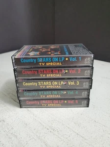 Vintage Lot (5) 1983 Country Stars On LP TV Special Cassette Tapes Volumes 1-5 - Bild 1 von 12
