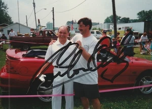 CARLOS ORTIZ BOXING HOFer AUTOOGRAPHED PHOTO MID 1990's - Picture 1 of 2