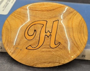 Handmade Wooden Belt Buckle Vintage Men’s Accessories - Picture 1 of 2