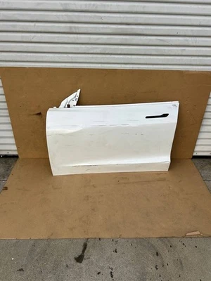 17-23 Tesla Model 3 Front Lefr Driver Side Door Shell White 1090612 w/dent - Image 1 of 4
