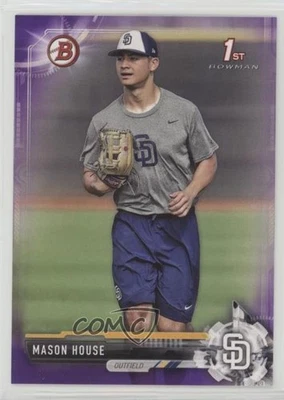 2017 Bowman Draft Purple /250 Mason House #BD-97 - Image 1 of 2