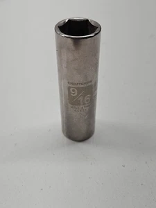 Vintage Craftsman 9/16" 6 Point 3/8" Drive Deep Socket Easy Read G2D 45838  USA - Bild 1 von 3