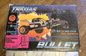 *RARE* VINTAGE RC TRAXXAS BULLET GOLD PAN RC 1/10 2WD BUGGY RTR W/ GOLD SHOCKS - Picture 1 of 24