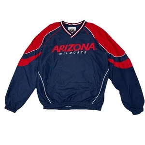 Arizona Wildcats Embroidered Windbreaker Jacket 58 Sports Vtg 90s College Medium - Picture 1 of 6