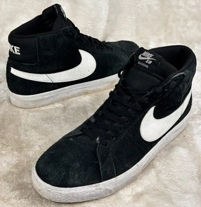 Nike SB Zoom Blazer Mid schwarz weiß Skateschuhe 864349-002 Größe Herren 12 - Bild 1 von 6