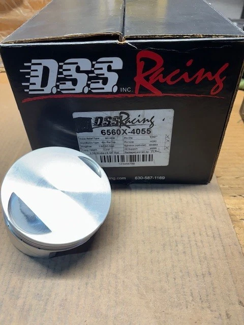 392 Gen3 Hemi Mopar 锻造 -5cc 平顶 DSS 赛车 GSX 活塞。 4.055英寸孔 — 第 1/1 张图片
