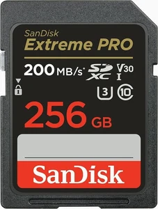 SanDisk 256GB Extreme PRO SDXC Lightning-Fast V30 UHS-I 4K U3 Class 10 SD Card - Picture 1 of 7
