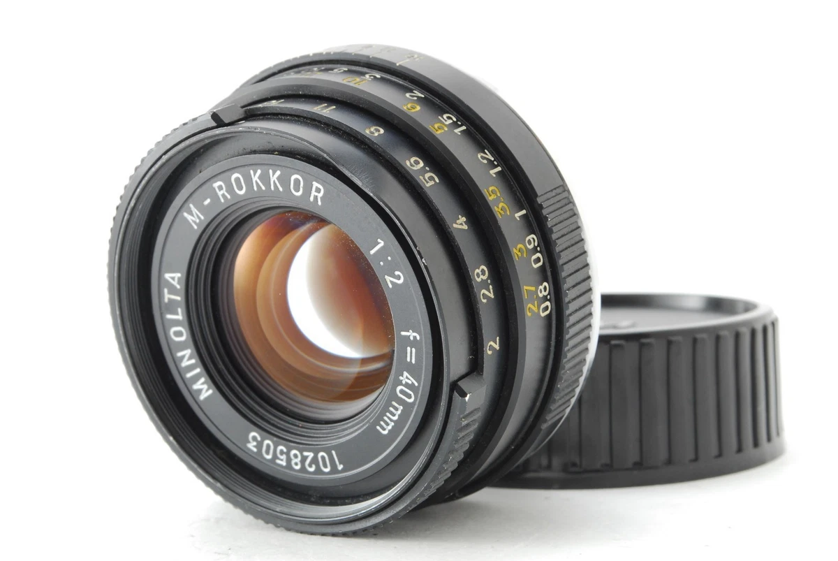 Minolta M Rokkor 40mm F2 for sale - eBay