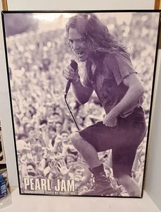 Original PEARL JAM Poster Magnusson Park Seattle Sept 1992 Eddie Vedder 35 x 26" - Picture 1 of 9