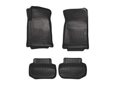 Husky Weatherbeater Mats Fit 10-15 Camaro Coupe,11-15 Convertible Front/2nd Blk - Image 1 of 4