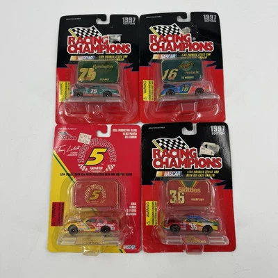 1997 Racing Champions NASCAR 1:64 Scale With Diecast Emblem #’s 5, 16, 36, 75 - Image 1 of 4