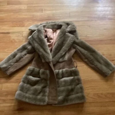 Abrigo de piel sintética vintage de cuero London de Lilli Ann Foto 1 de 4