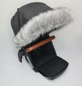 Pram Fur Hood Trim Accessories BABY Pushchair Stroller Fits to Venicci Buggy  - Picture 1 of 68