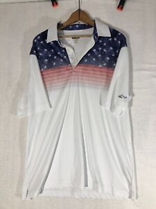 Greg Norman Mens Play Dri shirt Polo Golf Size XL/TG Ex Condition