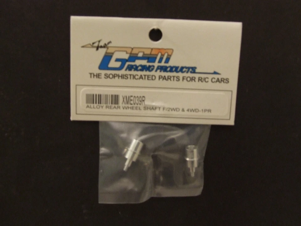 XMODS EVO/STREET GPM ALUMINUM WHEEL SHAFTS XME039R NEW SILVER 2WD - Image 1 of 1