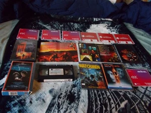 4 DVD, 1 VHS, 2 NEW, Halloween-Horror, 7 Redbox Cases, Starman, Watchmen, Cell, - Picture 1 of 19